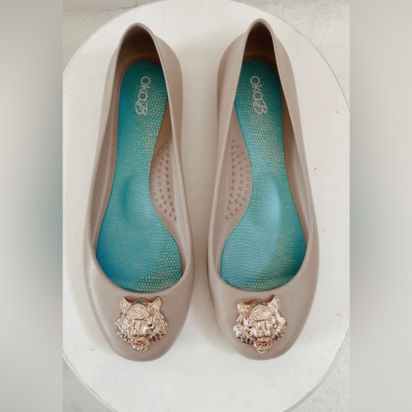 Oka B Lennon Ballerina Flat Bio Based Recyclable Material Arch Support Lion - Picture 7 of 14